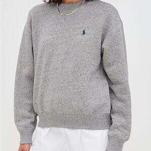 Ralph Lauren Gray Women's Crewneck Sweatshirt